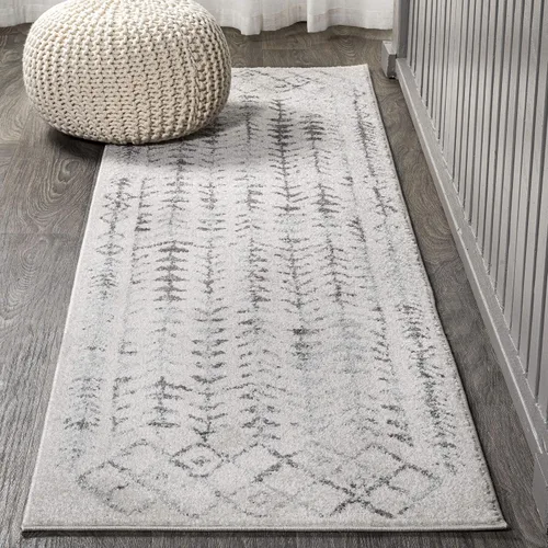 Miniatura 14 de JONATHAN Y Ziri Alfombra Corredor Geométrica Marroquí Negro/Crema, 2x8 pies, Bohemia, Escandinava, Fácil Limpieza para Sala de Estar, Dormitorio