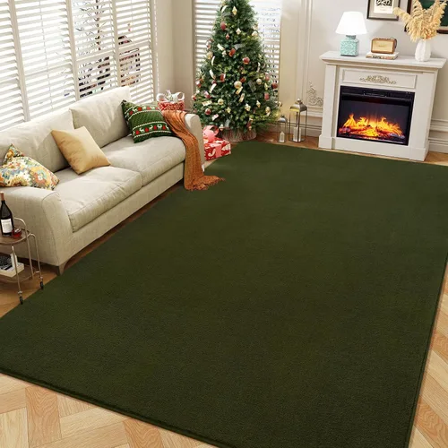 Miniatura 148 de Amearea Alfombras modernas para dormitorio, sala de estar, alfombra de espuma viscoelástica gruesa de 4 x 6 pies, alfombra de espuma viscoelástica