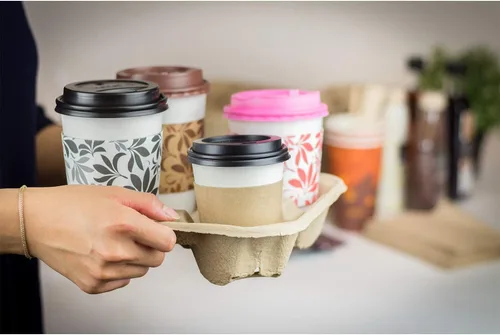 Miniatura 2 de Karat C5000 - Portavasos de 4 tazas de 8 onzas - 32 onzas (Caja de 300)