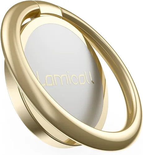 Miniatura 11 de Lamicall Anillo para Teléfono Celular Oro Rosa, Soporte Adhesivo Universal con Agarre para Dedos, Compatible con iPhone 17 16 15 Pro Max XR X