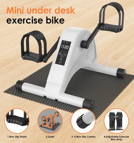 Miniatura 6 de Under Desk Bike, Pedal Exerciser, Mini Exercise Bike, Arm Bike, Bike Pedal Exerciser, Mini Exercise Bike Pedal Exerciser, Floor Bike Pedal Exerciser