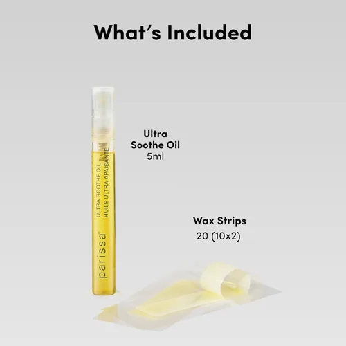 Miniatura 3 de Parissa Tiras naturales de cera facial y labial, aptas para principiantes y suaves para pieles sensibles, tiras listas para usar para labio
