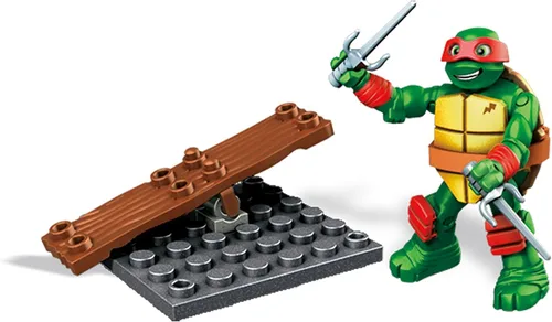 Miniatura 7 de Mega Bloks Teenange Mutant Ninja Turtles Raph Balancín Stunt Building Playset