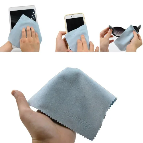 Miniatura 2 de Juego de 10 pulverizadores de la marca Elfenstal en botellas de vidrio vacías y rellenables con paño para limpiar para viajes y fiestas con pipeta