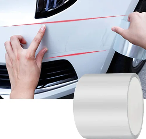 Miniatura 11 de ToLanbbt Protector Invisible para Borde de Puerta de Automóvil, Protectores de Umbral de Puerta Automotriz Anti-Rayones, Cinta Adhesiva Impermeable