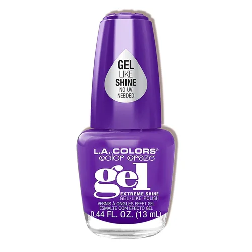 Miniatura 9 de L.A. COLORS Esmalte de uñas Color Craze, Glitter Bomb CNP543 Bomba de purpurina