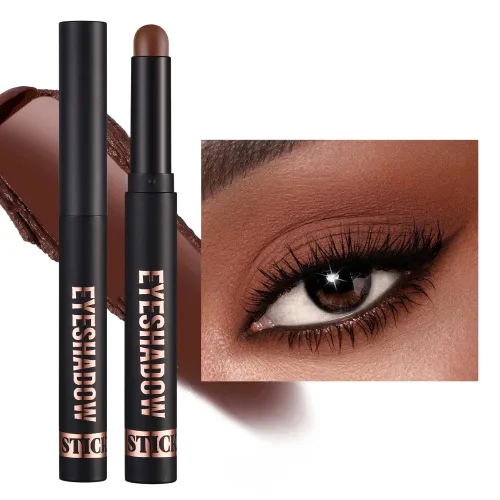 Miniatura 16 de Juego de sombra de ojos en barra de 8 colores, lápiz de sombra de ojos en crema mate brillante, lápiz iluminador de ojos, impermeable, de larga 11#