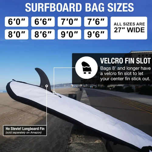 Miniatura 5 de Bolsa para tabla de surf Ho Stevie! - Bolsa de día con cremallera - Se adapta a todas las formas de tablas de surf - Acolchado de espuma y cubierta
