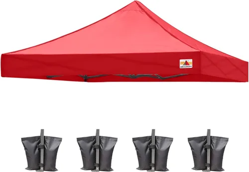 Miniatura 43 de ABCCANOPY - Toldo de repuesto para carpa desplegable (10x10 pies, beige)