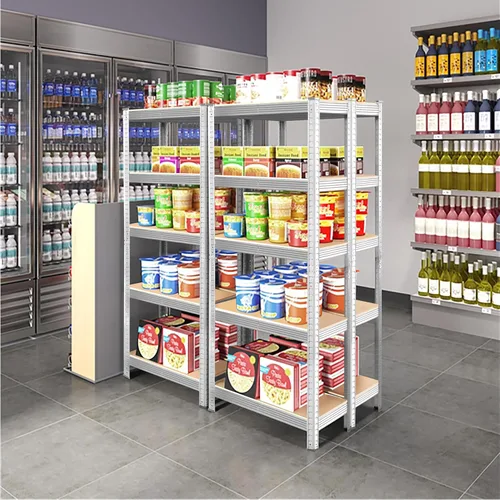 Miniatura 4 de Topeakmart Estantes Utilitarios de 5 Niveles, Estantes de Almacenamiento de Metal Unidad de Estantería de Garaje Estantes de Almacenamiento