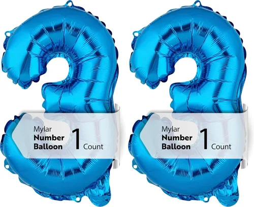 Miniatura 38 de Restaurantware-Balloonify Globo de Número de 16 Pulgadas, 1 Globo Digital para Fiesta - Número 5, Auto-Sellado, Acabado de Mylar de Folio Dorado, Oro