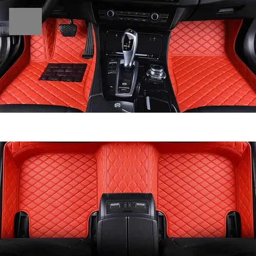Miniatura 7 de Tapete de auto personalizado para Nissans X-Trail Rogues XTrail, accesorios para automóvil, alfombra de pie (color todo negro)