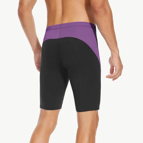 Miniatura 30 de Traje de baño deportivo competitivo para hombre, traje de entrenamiento de resistencia de carreras, pantalones cortos de natación de secado rápido