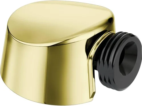 Miniatura 8 de Moen Conector redondo de la pared de la ducha del PDA de Ell de la gota del hierro forjado, A725WR Mate negro