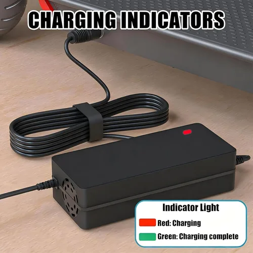 Miniatura 4 de Cargador de batería de 24 V 5 A con ventilador de refrigeración conector XLR macho de 3 pines compatible con Pride Mobility, sillas eléctricas