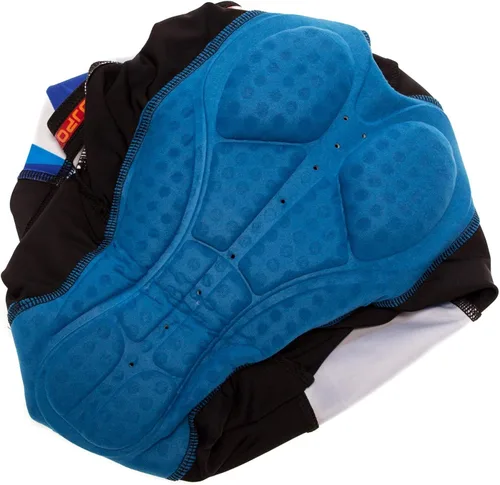 Miniatura 7 de Hotlion Conjunto de camiseta de ciclismo para hombre, pantalones cortos de verano, ropa de ciclismo para el equipo profesional