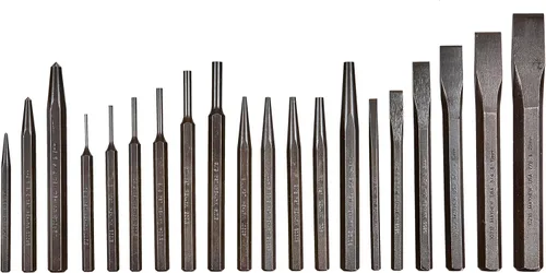 Miniatura 16 de Mayhew Tools 90402 Juego de punzón y cincel, acabado explosivo, 5 piezas
