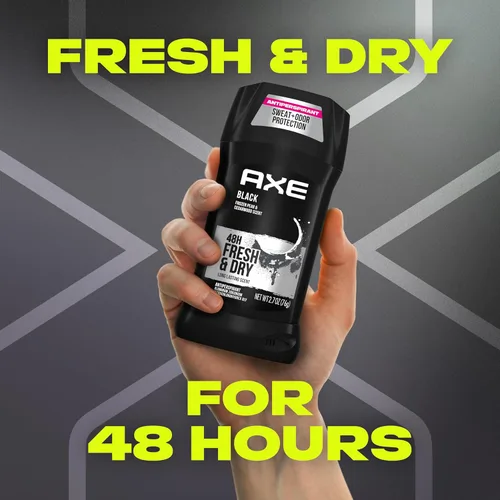 Miniatura 2 de AXE Barra antitranspirante para hombre, paquete de 4, 48 horas de protección contra el sudor y el olor para una frescura duradera, desodorante