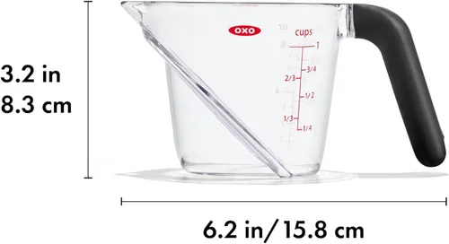 Miniatura 6 de OXO Good Grips - Taza medidora en ángulo de 1 taza