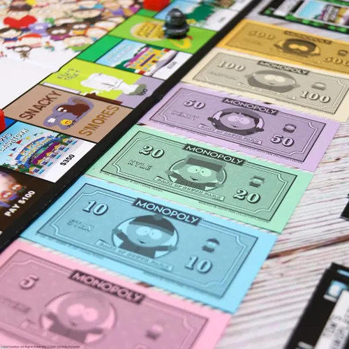 Miniatura 5 de Monopoly South Park Basado en el programa South Park de Comedy Central Con ubicaciones familiares, episodios y personajes Juego de Monopoly