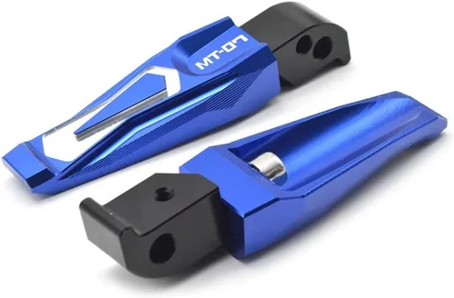 Miniatura 8 de Reposapiés CNC motocicleta Reposapiés Pedales Pedales Reposapiés Traseros Estriberas resto para Yam & aha MT-07 MT07 Mt 07 FZ07 FZ 07 2014 2015 2016