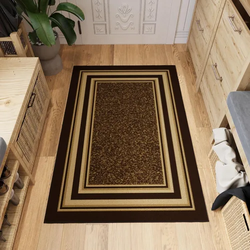 Miniatura 18 de Ottomanson Alfombra de pasillo de 1 pies 10 pulgadas x 6 pies, alfombra de cocina con parte trasera de goma antideslizante para área del fregadero