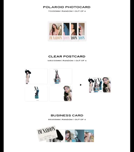 Miniatura 4 de Dreamus NAYEON TWICE - IM NAYEON 1st Mini álbum+Beneficio de preventa+Póster plegado+Juego de tarjetas fotográficas adicionales (NA ver.), 8.268 x