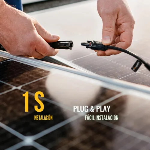 Miniatura 5 de BougeRV - Kit de herramientas de enchufe de cable adaptador paralelo para panel solar de derivación en Y