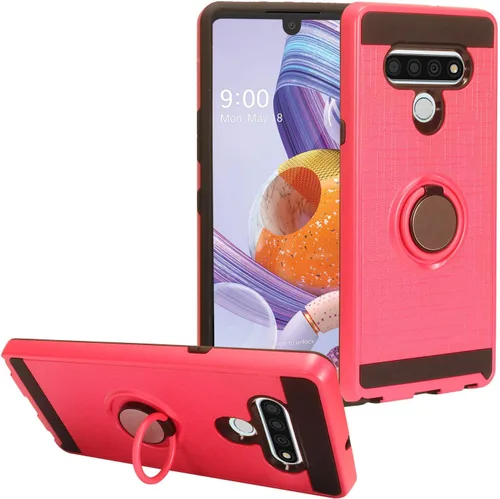Miniatura 8 de Para LG Stylo 6 LM-Q730 (2020) - Funda híbrida con soporte de anillo - RS2 Negro