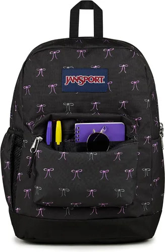 Miniatura 7 de JanSport Cross Town Plus - Mochila con compartimento principal grande, bolsillo lateral para botella de agua, funda acolchada para laptop de 15