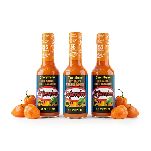 Miniatura 10 de El Yucateco Caribbean Chile Habanero - Salsa picante de 4 onzas, auténtica salsa picante mexicana (paquete de 2)