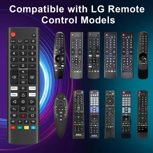 Miniatura 2 de (Pack of 2) for LG Smart TV Remote Control Replacement Universal Remote Compatible with All LG LCD LED OLED UHD HDTV 3D 4K Smart TV Models - Easy