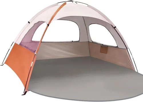 Miniatura 16 de NXONE Tienda de campaña de playa con protección UV UPF 50+, ligero y fácil de instalar, toldo de playa portátil para la familia, gran espacio