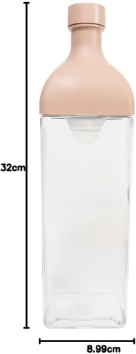Miniatura 8 de Hario "Ka-Ku" Botella de Té de Preparación Fría, 1200ml, Rosa Ahumado