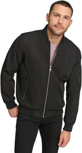 Calvin Klein Chaqueta bomber ligera resistente al agua para hombre