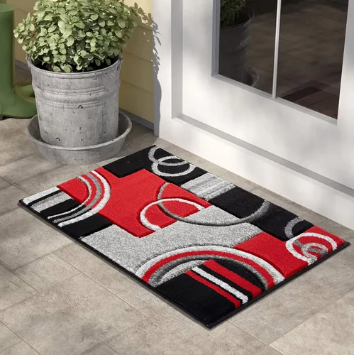 Miniatura 10 de Glory Rugs - Tapete moderno suave tallado a mano, alfombra contemporánea con textura mullida prémium para interior, sala de estar, comedor y Marrón