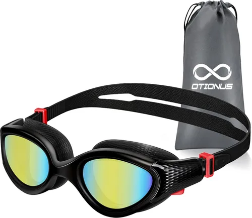 Miniatura 10 de Gafas de natación para adultos, antiniebla, anti rayos UV, sin fugas, visión clara, gafas de natación para hombres y mujeres, unisex