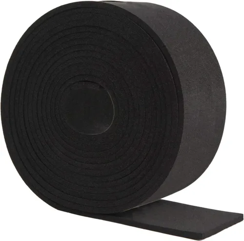 Dualplex - Rollo de tira de espuma de neopreno, 3 pulgadas de ancho x 10 pies de largo x 1/16 pulgadas de grosor, burlete de alta densidad, tiras de