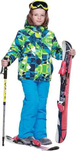 Miniatura 6 de PHIBEE - Chaqueta de esquí para niño grande, impermeable, transpirable.
