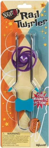 Neato! Girador de riel mágico, retro y clásico, juguete magnético que desafía la gravedad, los colores pueden variar, para niños y niñas a partir de
