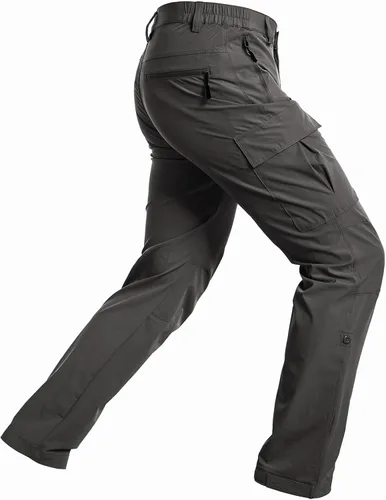 Wespornow Hiking Travel Pants for Men Lightweight Water-Resistant Quick Dry Outdoor Pants for Fishing Camping