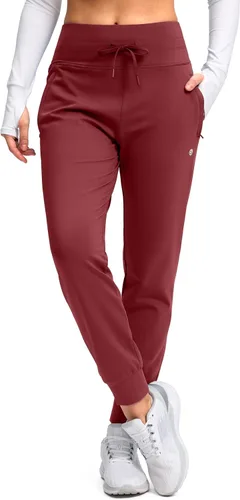 Miniatura 54 de G Gradual Pantalones deportivos con forro polar para mujer, de cintura alta, resistentes al agua, térmicos, para invierno, correr, senderismo