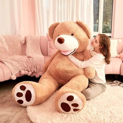 Miniatura 3 de IKASA - Peluche gigante, oso de peluche gigante Marrón