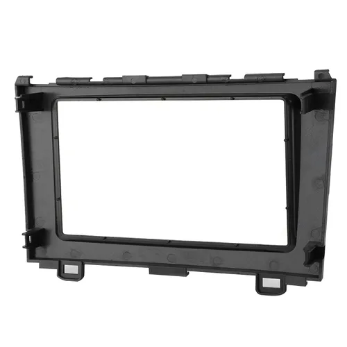 Miniatura 7 de Fydun Panel estéreo de audio, DVD de coche estéreo de audio fascia panel de tablero 2 Din Frame Trim Kit negro para CRV 07-10
