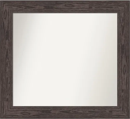 Miniatura 168 de Amanti Art Espejo personalizado, espejo de baño negro puente, espejo de pared o espejo de tocador de baño sobre el fregadero (26 x 26 pulgadas)