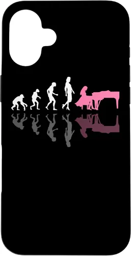 Miniatura 21 de iPhone 13 Pro Evolution of Women Piano Músico Retro Vintage Pianist Case