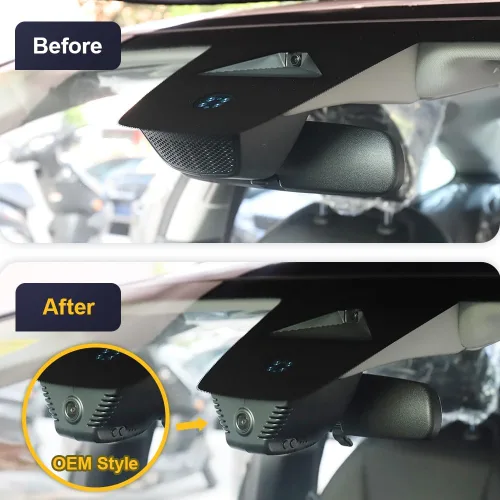 Miniatura 3 de Fitcamx Cámara de tablero delantera 2K+trasera 1080P adecuada para Honda Accord 2023 2024 2025 Hybrid Sport LX EX Touring EX-L (Gen11), aspecto OEM