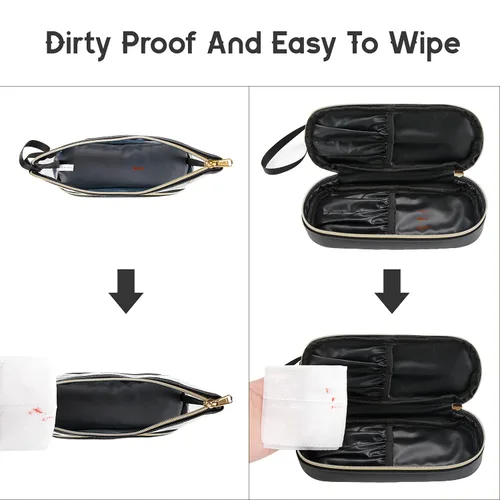 Miniatura 6 de Ethereal Bolsa de maquillaje de viaje, bolsa de cosméticos transparente, organizador de maquillaje, bolsa de aseo aprobada por la TSA, bolsa