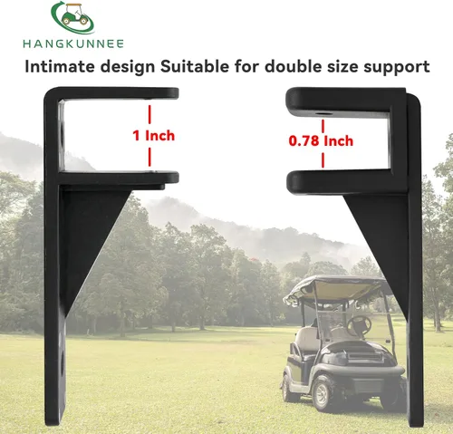 Miniatura 3 de Reposabrazos de carrito de golf con portavasos para EZGO Club Car Yamaha, no requiere taladrar, kits de reposabrazos para asiento trasero con marco