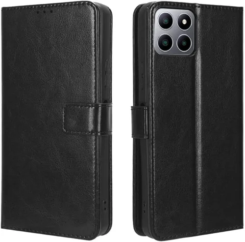 Miniatura 2 de Funda para Boost Mobile Celero 5G + Funda de piel con tapa para Boost Mobile Celero 5G Plus, color negro